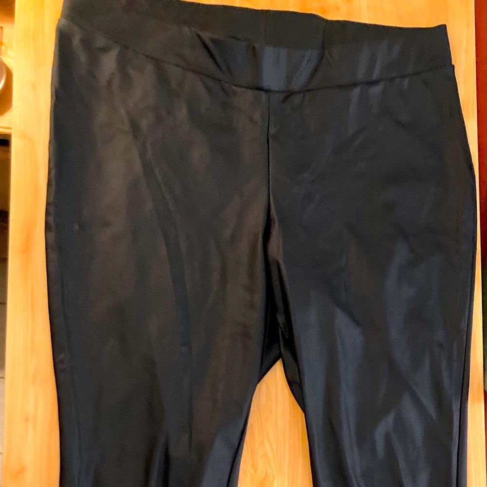 Torrid 2 feaux leather leggings. Really fun to wear!!!